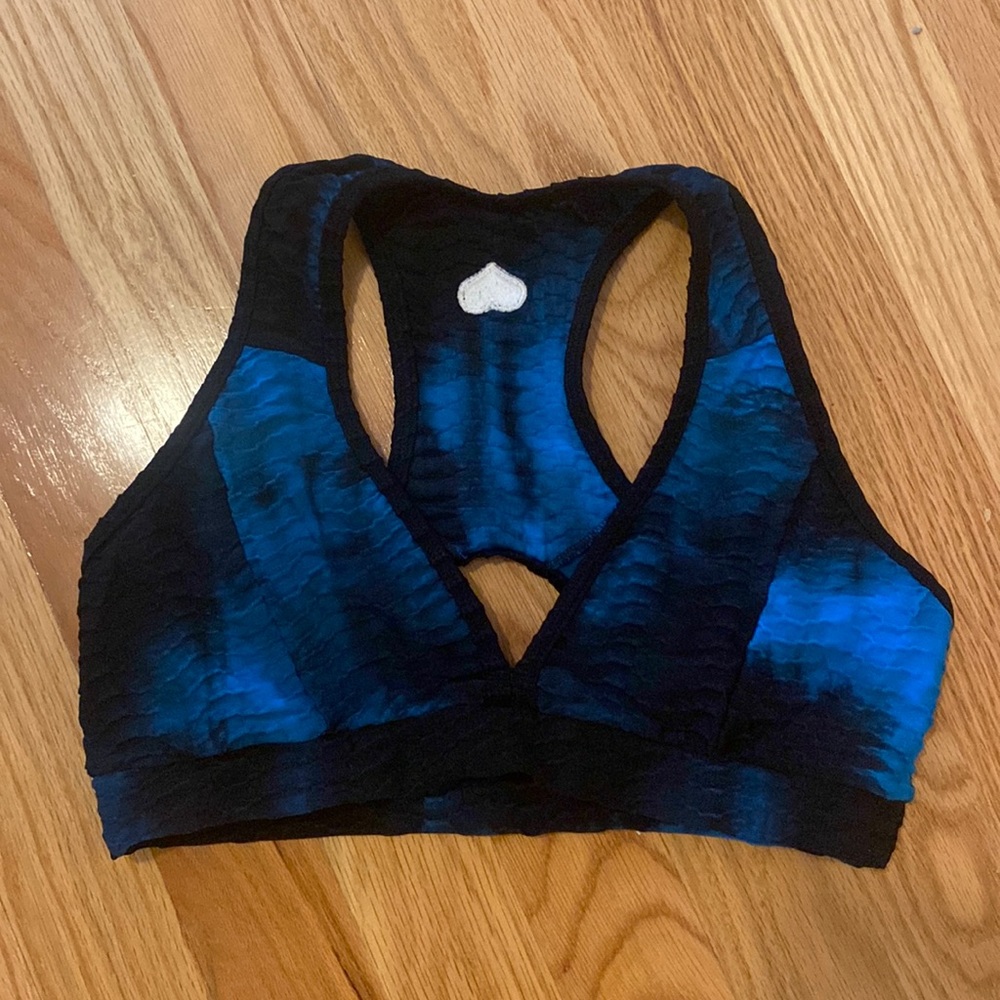 Booty by Brabants Original Top - Black and Blue Tie Dye